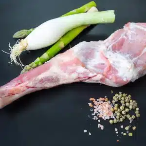 Frozen goat back