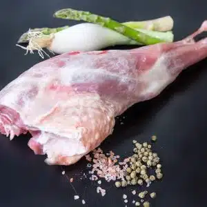 Frozen goat leg